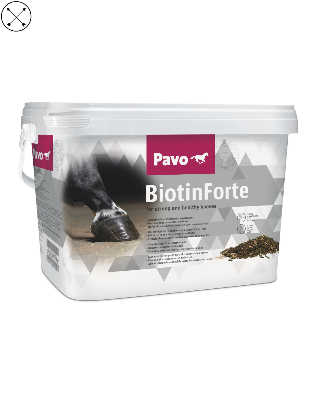 Pavo BiotinForte – suplemento para fortalecer los cascos y mejorar el pelaje del caballo