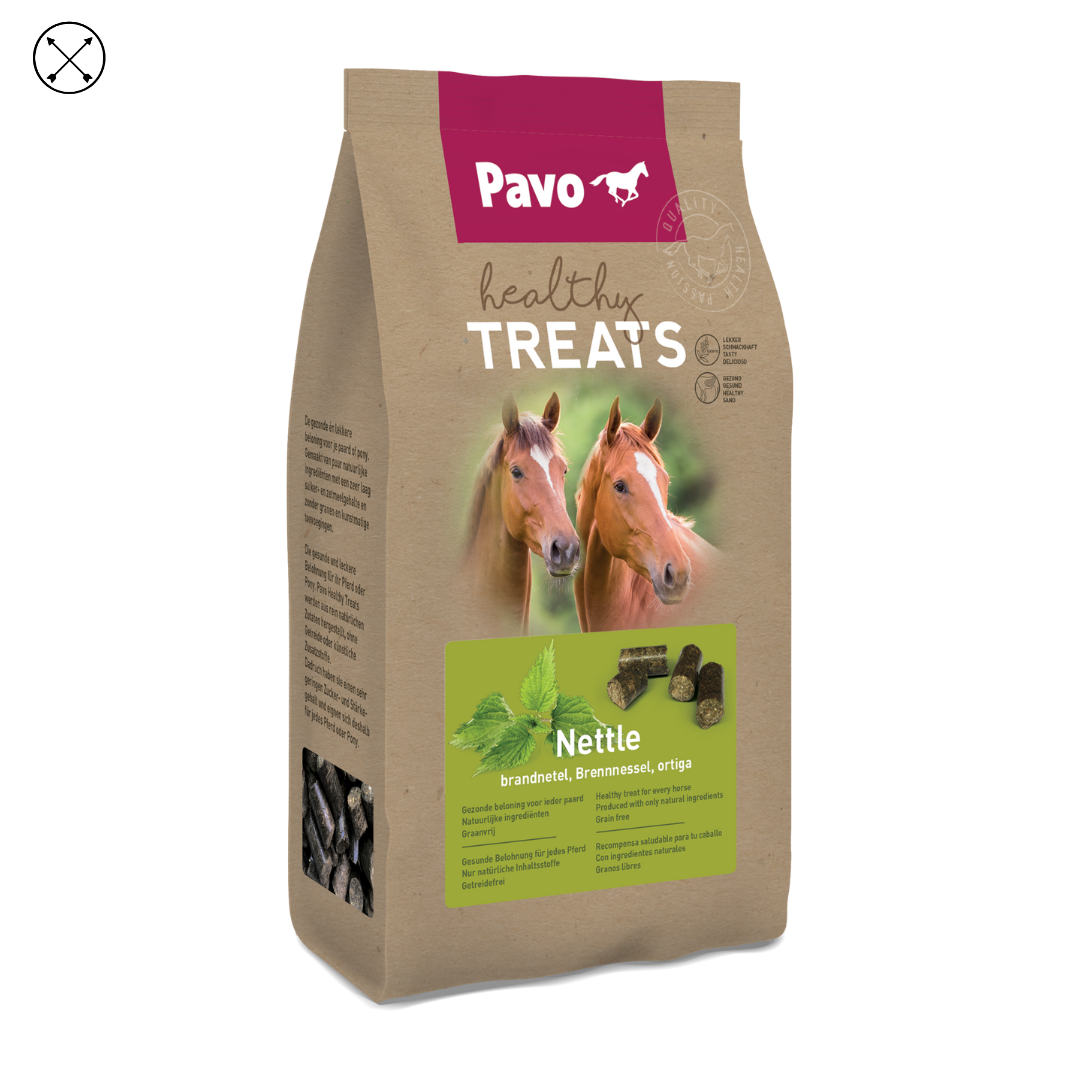 Pavo Healthy Treats nettle – golosinas saludables para caballos sin cereales ni azúcares añadidos