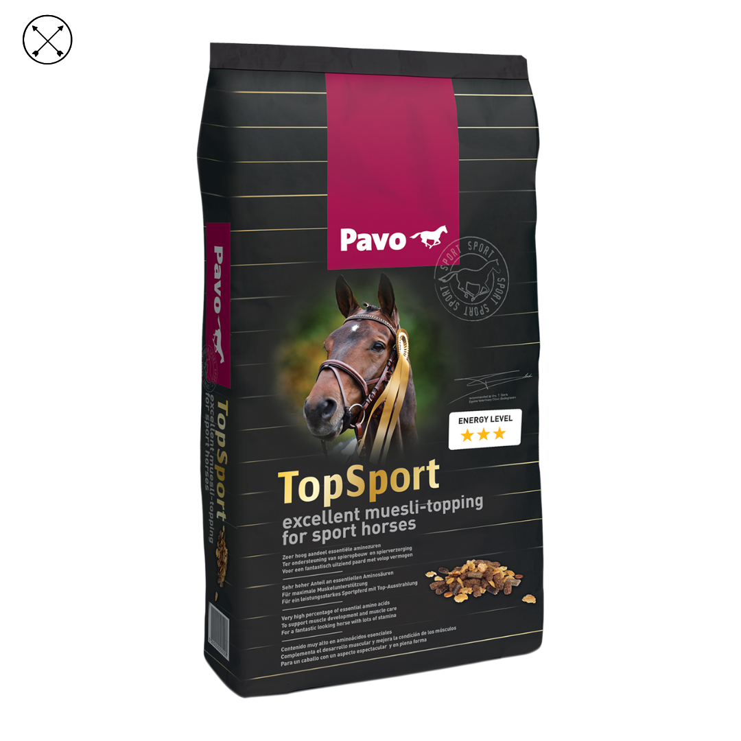 Pavo TopSport – suplemento de alto rendimiento para caballos de deporte y competición