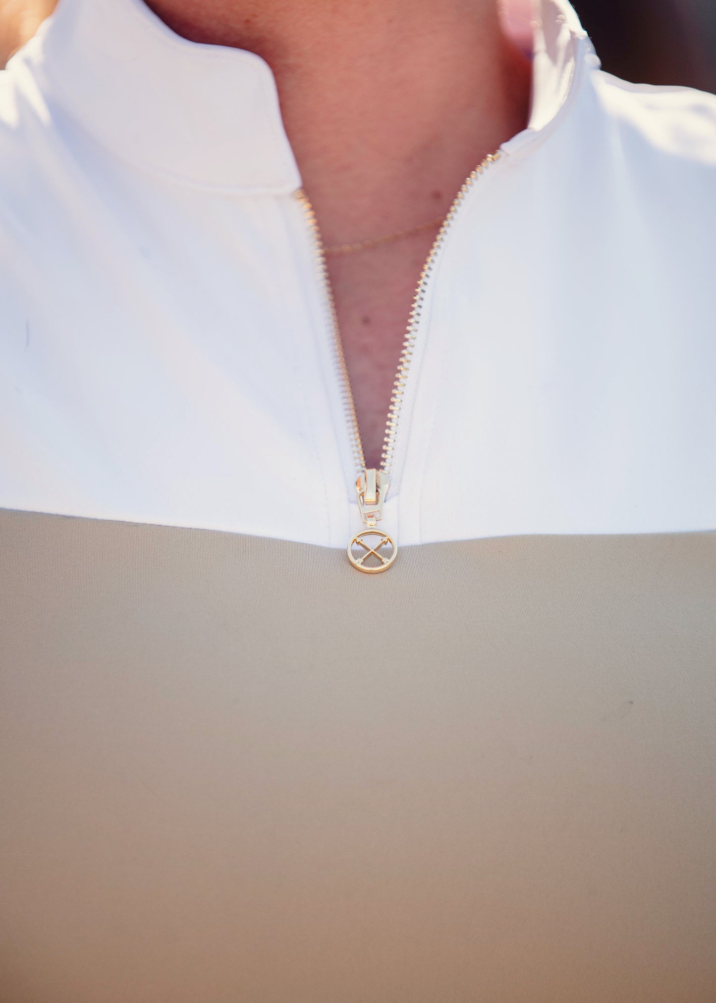 Eclipse White &amp; Khaki Base Layer