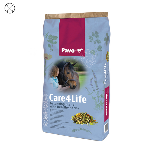 Pavo Care4Life – pienso natural sin cereales ni azúcares añadidos para caballos con sensibilidad metabólica o sobrepeso