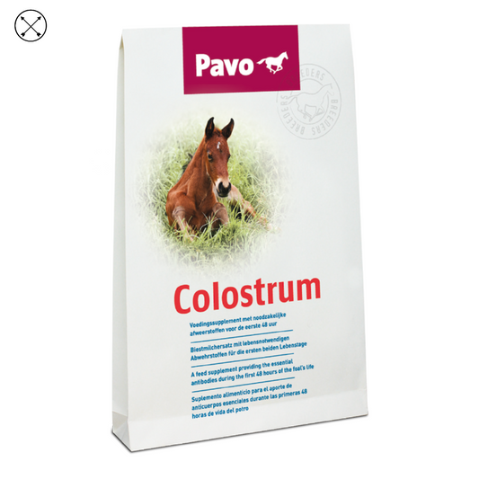 Pavo Colostrum – suplemento de calostro para potros recién nacidos, apoyo inmunológico esencial