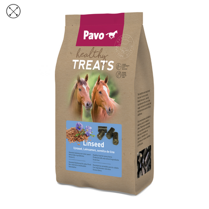 Pavo Healthy Treats linseded – golosinas saludables para caballos sin cereales ni azúcares añadidos