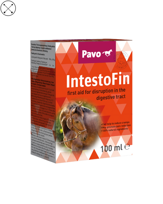 Pavo IntestoFin – suplemento para equilibrar la flora intestinal y mejorar la digestión del caballo