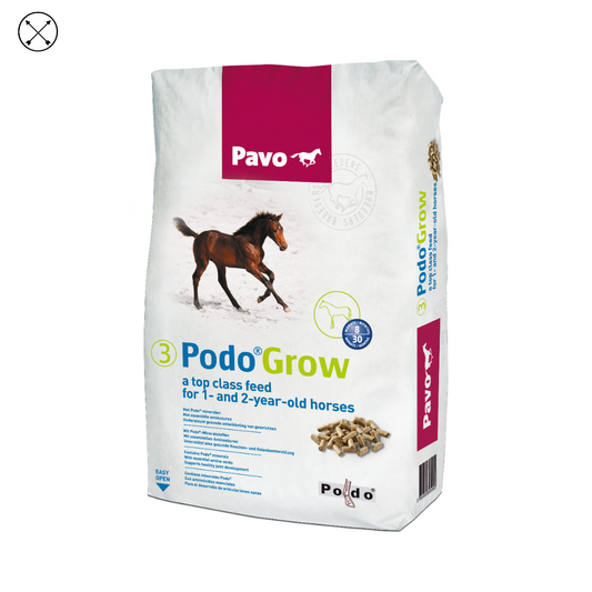 Pavo PodoGrow – pienso equilibrado para potros en desarrollo desde el destete hasta los 3 años