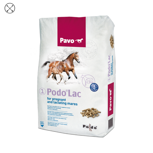 Pavo PodoLac – muesli para yeguas preñadas o lactantes, rico en nutrientes para cría sana