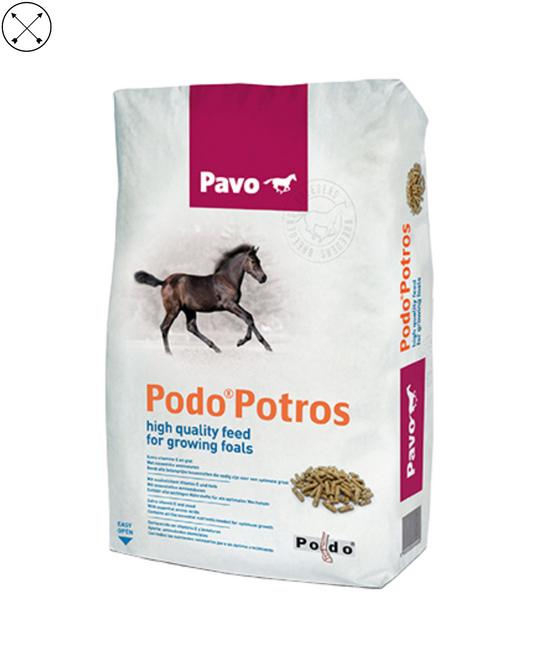 Pavo Podo Potros – pienso granulado para el crecimiento saludable de potros jóvenes desde el destete