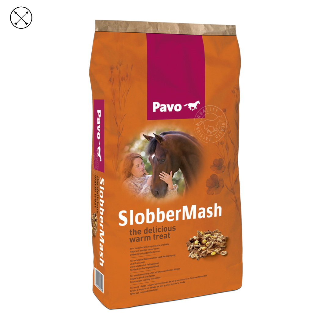 Pavo SlobberMash – pienso en papilla para caballos mayores, convalecientes o con problemas dentales y digestivos