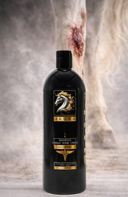 Champú antiseptico para caballos 1L