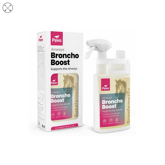 Pavo BronchoBoost suplemento respiratorio para caballos